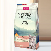麦富迪猫粮幼猫猫粮三文鱼油天然幼猫粮1.5kg猫粮美毛鱼肉海洋鱼味猫粮