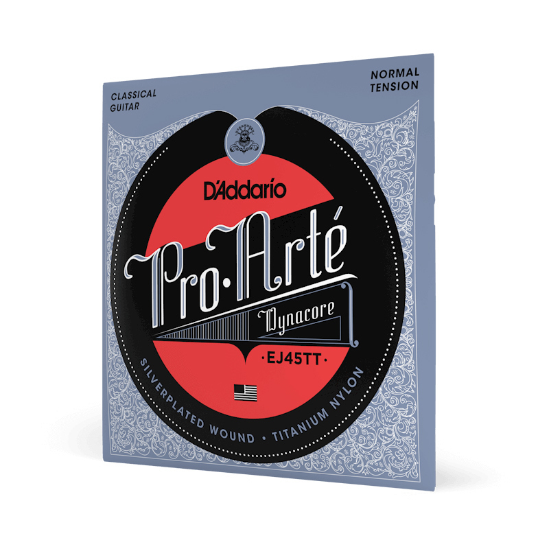 达达里奥(D’Addario) EJ45TT美国进口古典吉他琴弦 复合高音钛弦芯套弦 标准张力