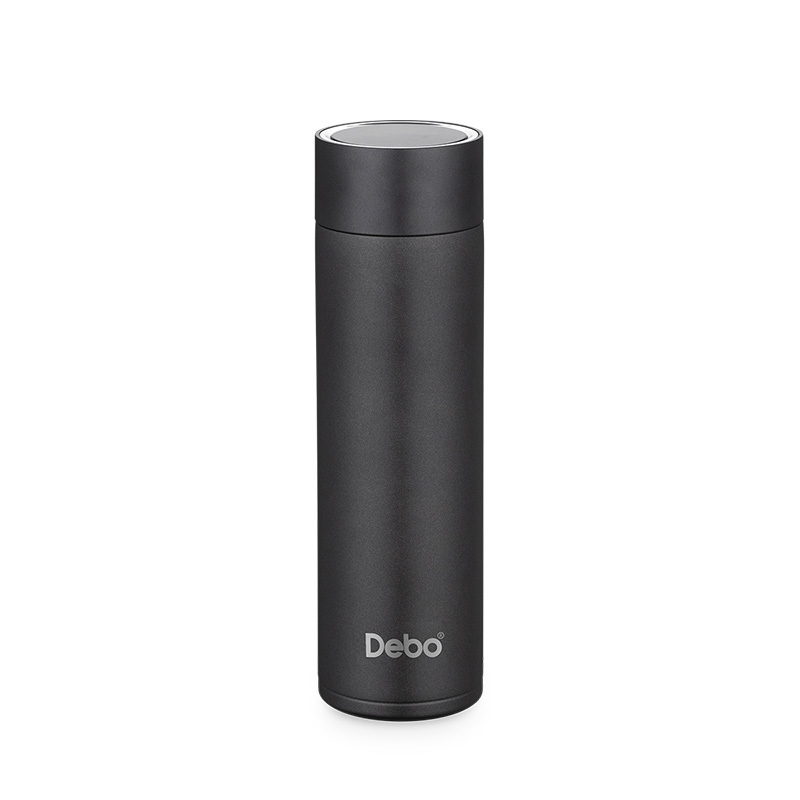 德铂Debo 埃托奥温显保温杯316不锈钢直身水杯商务保温壶DEP-849