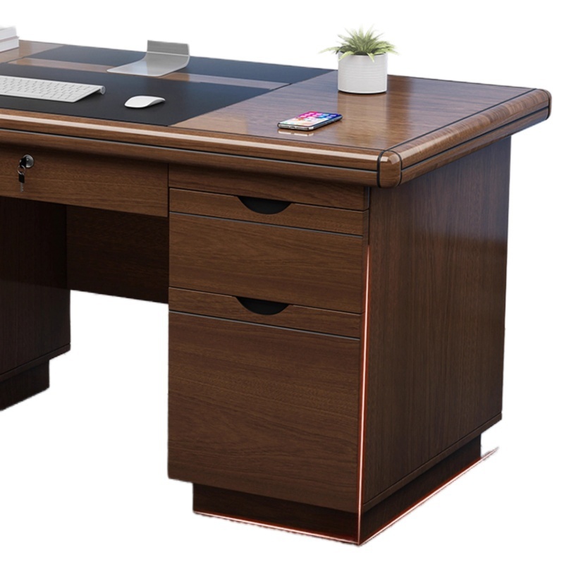 豫龙都 木质办公桌高清大图