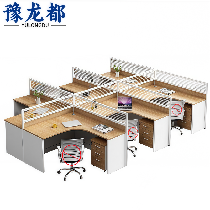 豫龙都屏风桌六人套高清大图