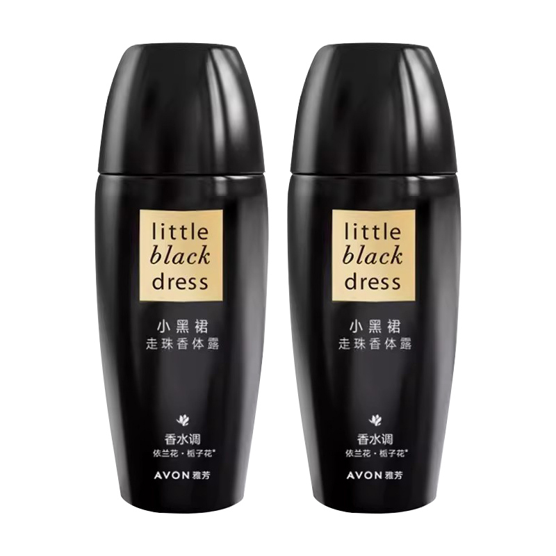 雅芳香体露小黑裙身体露40ml*5瓶 蕴含爽身精华,快干不粘腻配方,