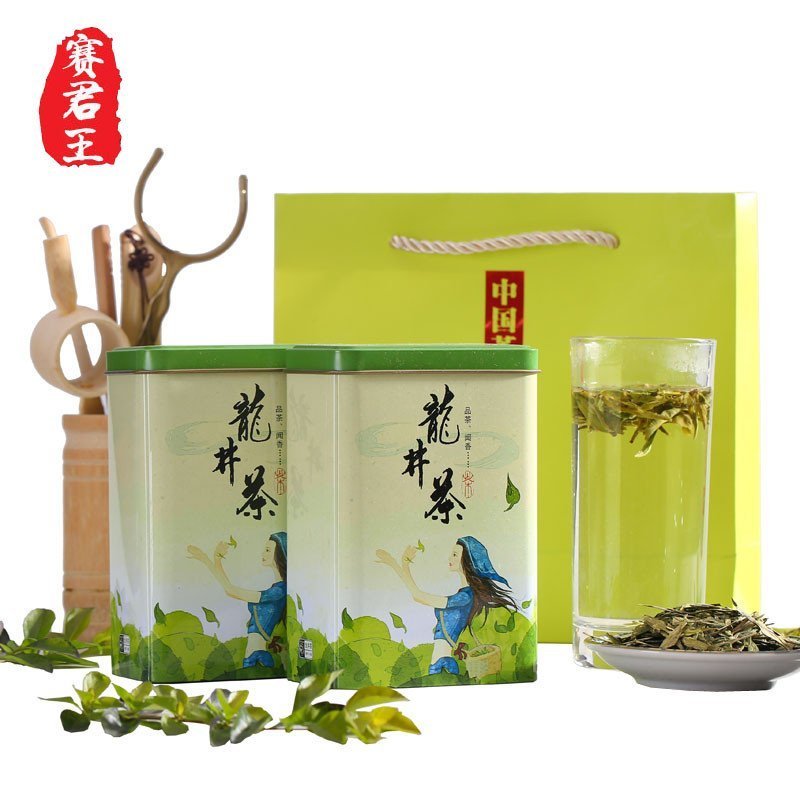 250g龙井绿茶茶叶新茶赛君王绿茶茶叶新茶明前龙井茶龙井茶叶罐装春茶