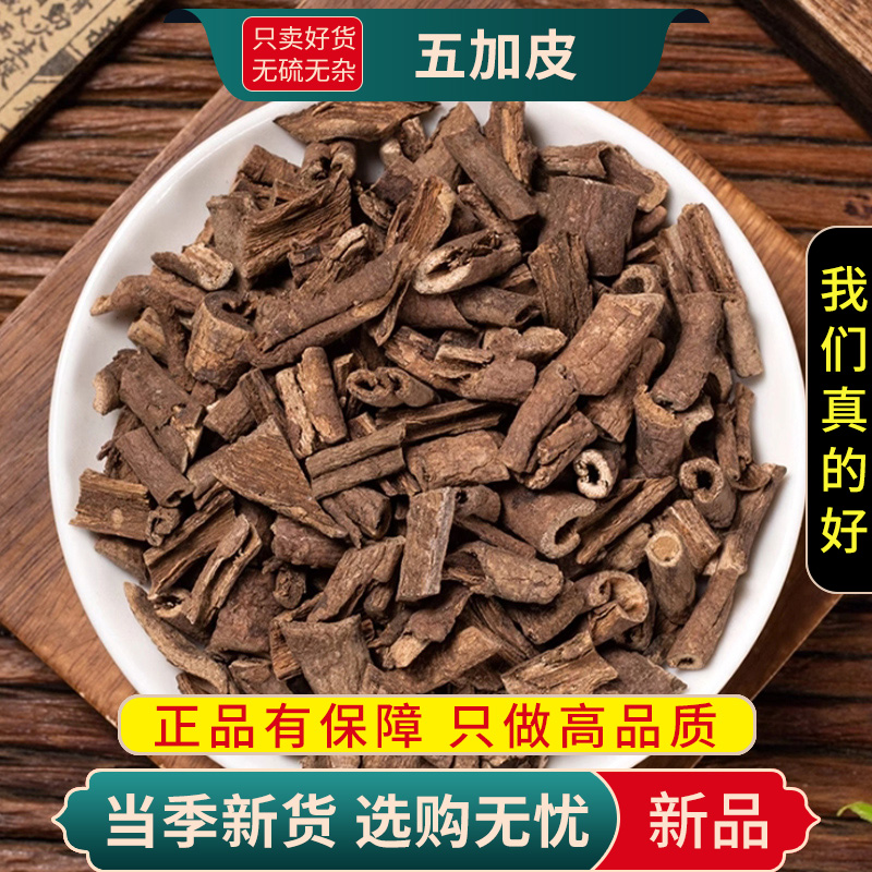 甄选五加皮100克干货煮水南五加皮刺五加杜仲红参远志9260高清大图