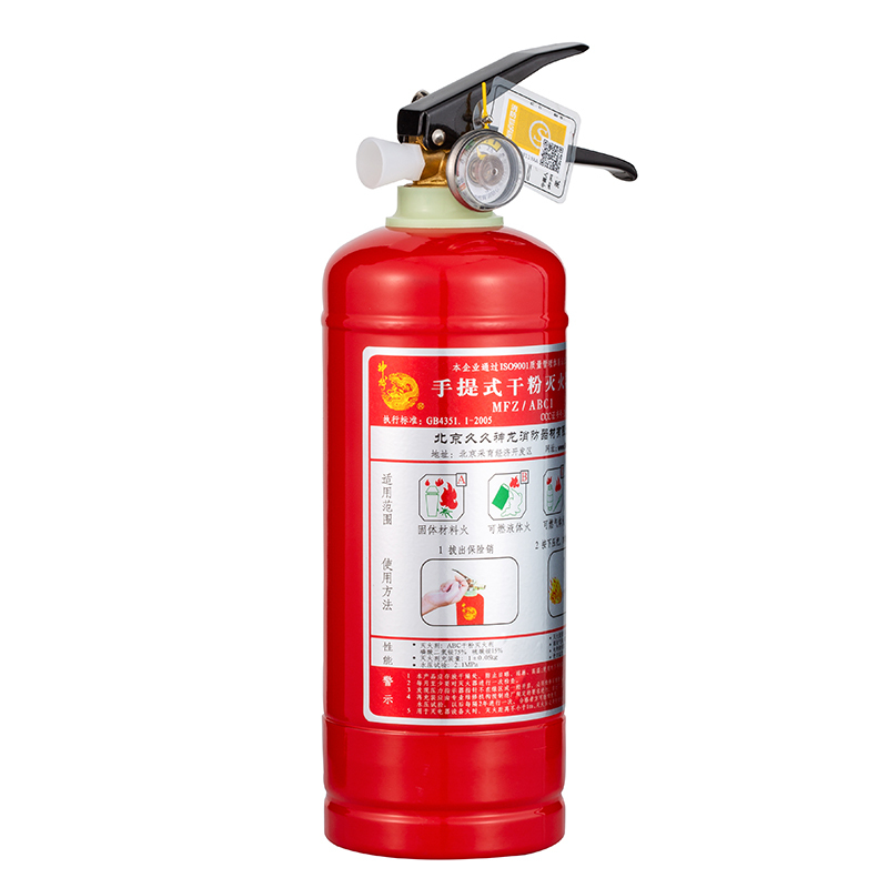神龙 灭火器 干粉灭火器1公斤 车载家用灭火器1kg MFZ/ABC1