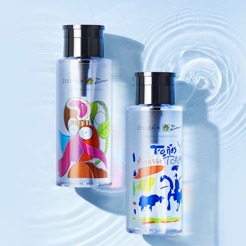 ZEESEA滋色毕加索卸妆水液脸部温和清洁无刺激眼唇脸三合一按压瓶
