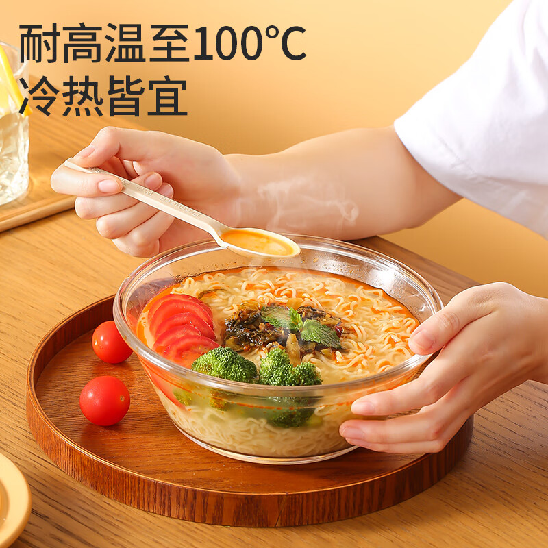 美丽雅 一次性勺子食品级20只 可降解外卖快餐小汤勺调羹 94482高清大图
