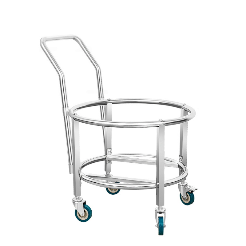 铭 思达手推汤桶架高清大图