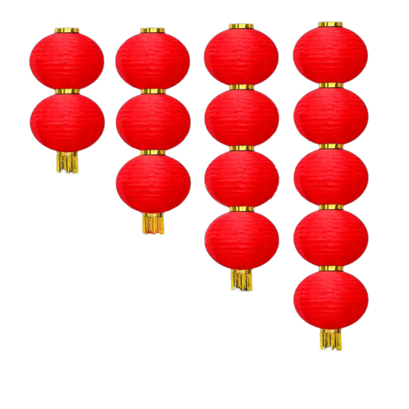 锦瑞星连串灯笼优质8寸5连串/个高清大图