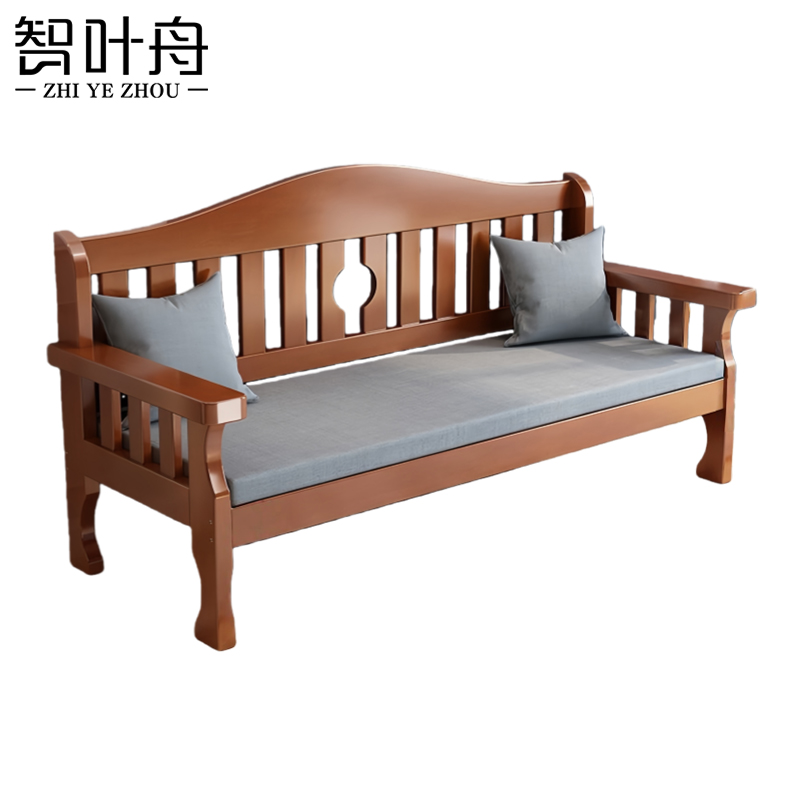 智叶舟沙发四人位200*58*85cm张高清大图