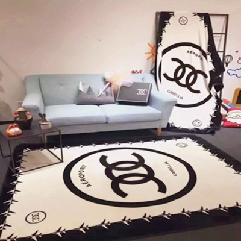 家柏饰(CORATED)地毯卧室粉色少女心满铺网红房间床边地垫ins风客厅定制 白色白色-COC 160*230CM送门垫