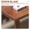 中伟(ZHONGWEI)长条桌实木大书桌工作台老板桌0.8*1.4m单桌