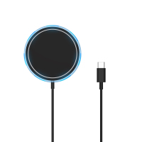 ZNNCO 苹果无线充电器15W磁吸快充适用iPhone14/13/12/11ProMaxmini 白色[低温快充丨强磁