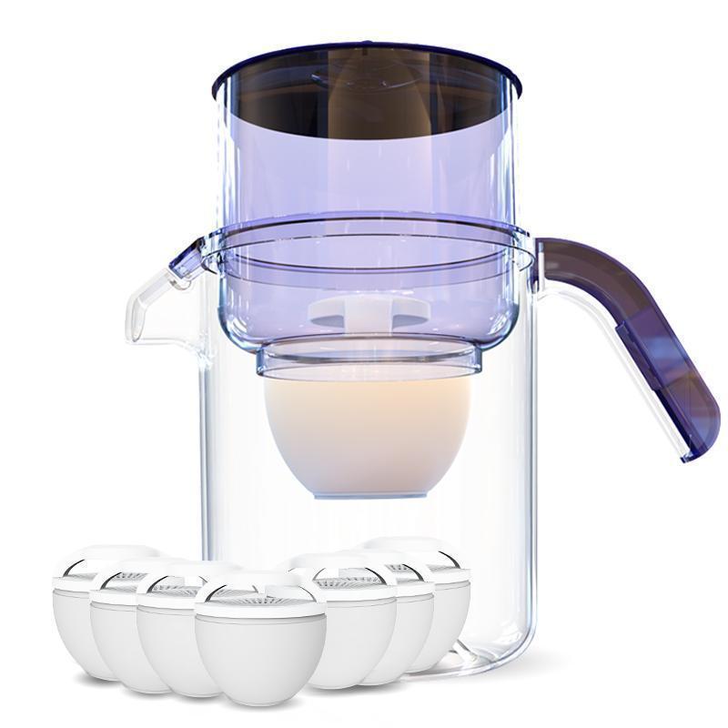 福能达35dc净水杯【1壶7芯】家用过滤水壶净水器厨房自来水非直饮过滤