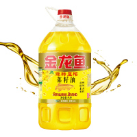 【非转基因 物理压榨】金龙鱼 压榨一级菜籽油5L/桶 菜籽油