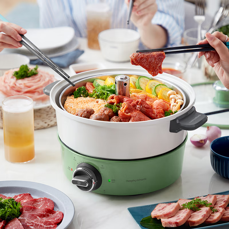 摩飞多功能升降料理锅电火锅 MR9090高清大图