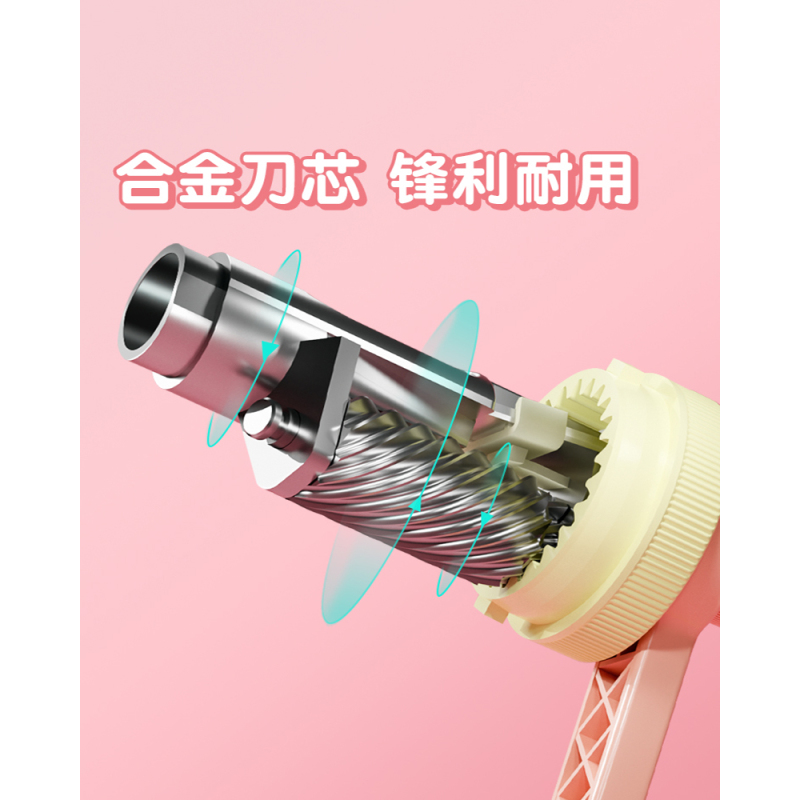 [补贴10%]文具削笔机大口径削笔器得力卷笔刀学生转笔刀铅笔刀削笔刀学生儿童用自动进铅手摇多功能美术刨笔机