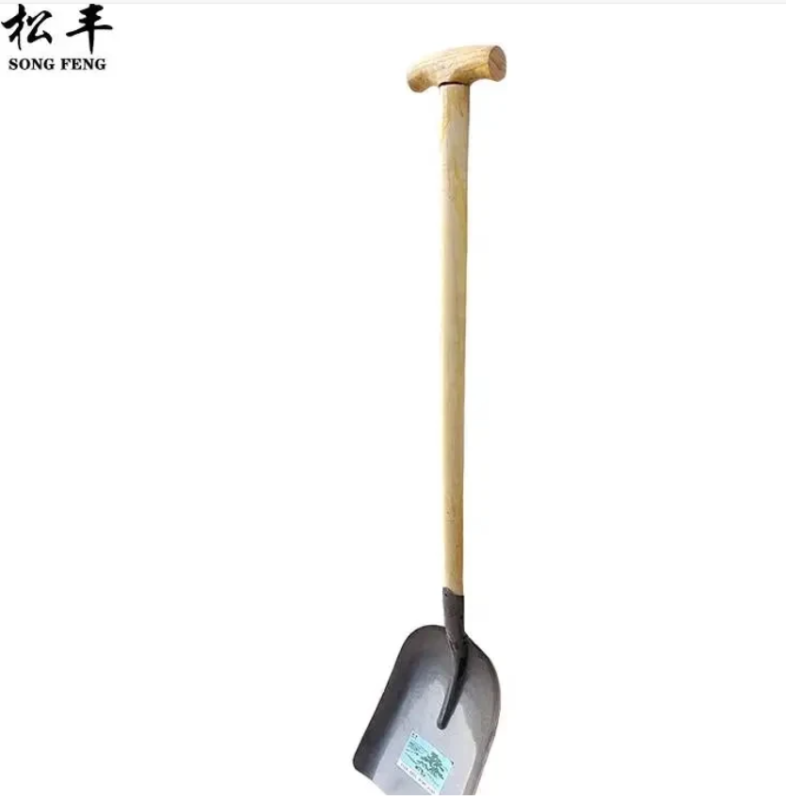 松丰(SONG FENG)农用锰钢大号铁锹钢铲大煤铲大方锹平锹大板锹大铁锨28.5cm*158cm把高清大图