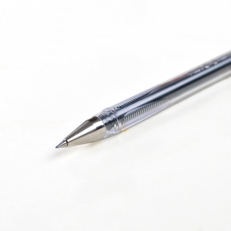 百乐BL-G1-5T拔盖中性笔学生专用考试笔12支/盒 啫喱笔大容量水笔办公签字笔可换替芯笔芯