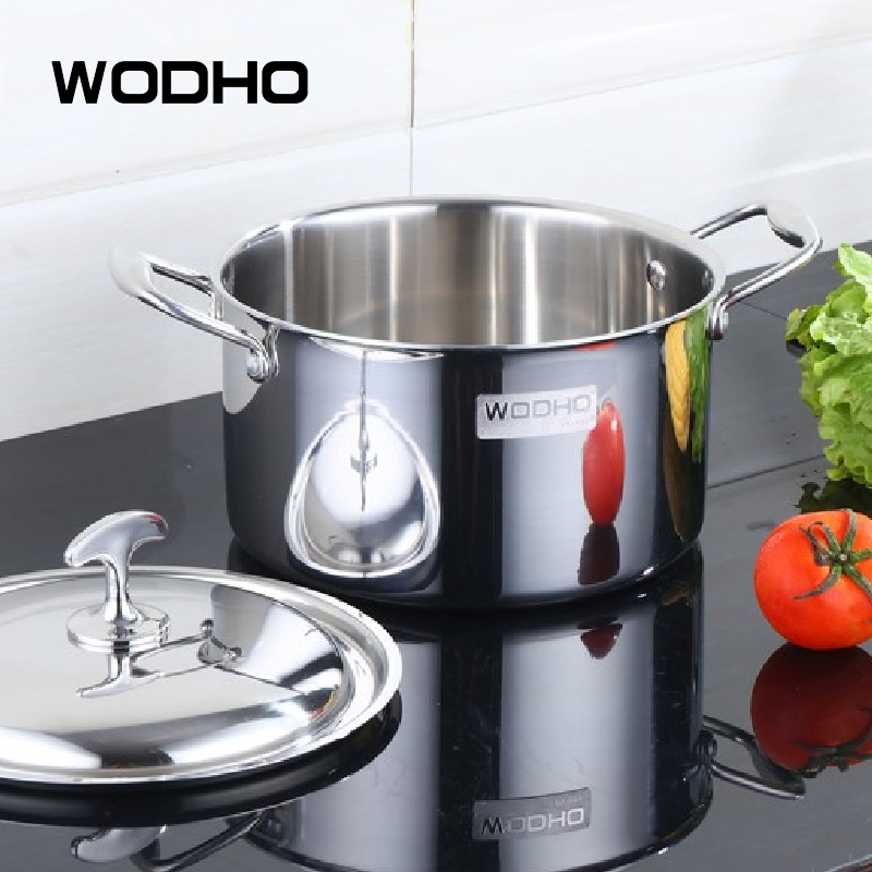 万德霍(WODHO) 传世经典汤锅纯铂金logo