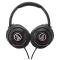 铁三角(audio-technica) ATH-WS770iS 便携式重低音头戴耳机 HIFI 智能手机耳麦 黑红