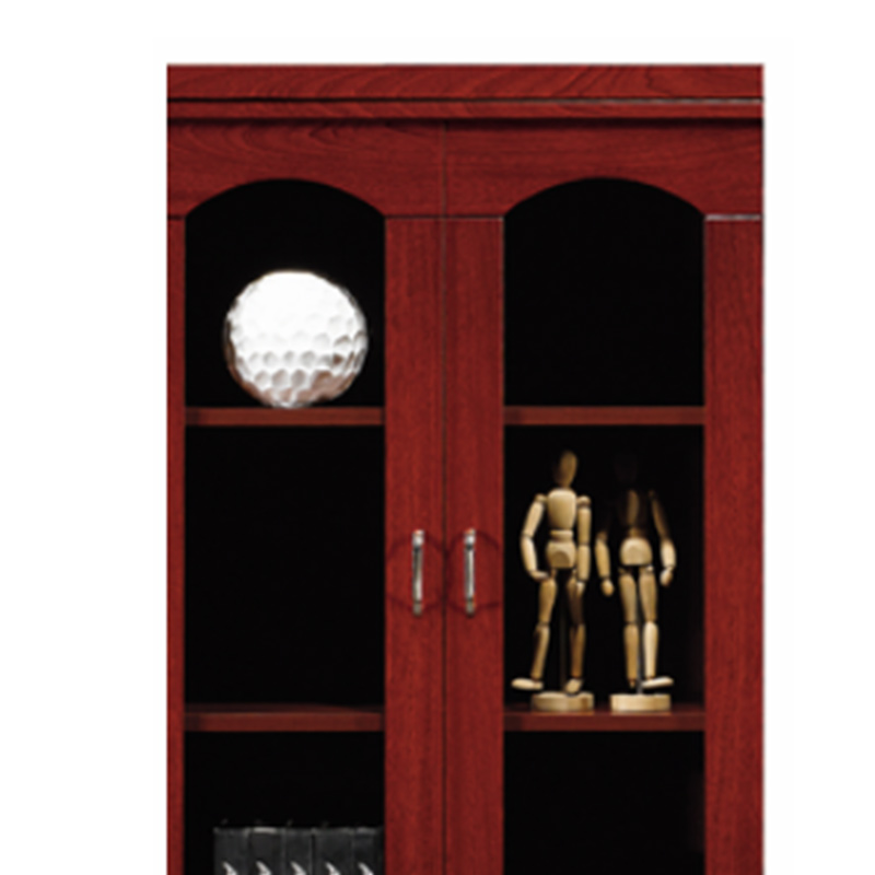 中豫鑫泽 ZYXZ4052429木质文件柜油漆贴木皮资料柜书柜 二门高清大图