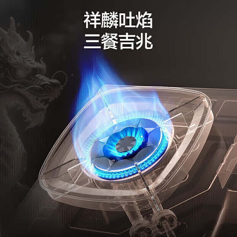 万和(Vanward)[超省星G9·定时无印面板]燃气双灶具5.2kW70%热效率烟灶家用定时关火煤气炉G9L56天然气高清大图