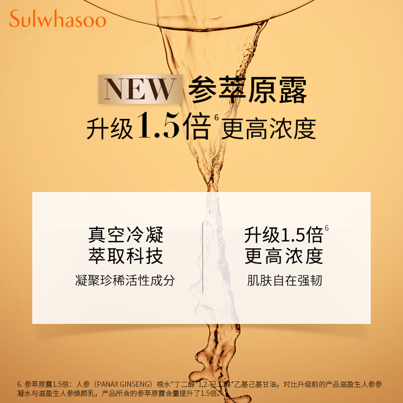 雪花秀(Sulwhasoo)人参水乳精华套盒 紧颜修护 爽肤水150ml+乳液125ml+精华30ml 护肤品女士礼物高清大图