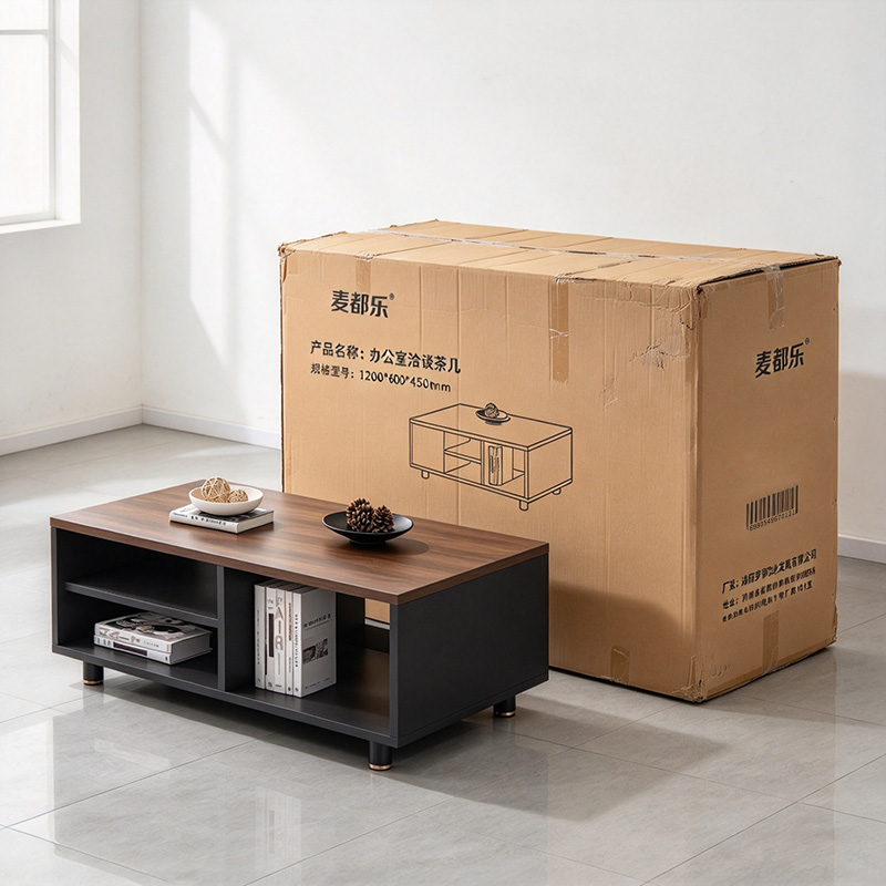 麦都乐 办公室洽谈茶几 1200*600*450mm 个高清大图