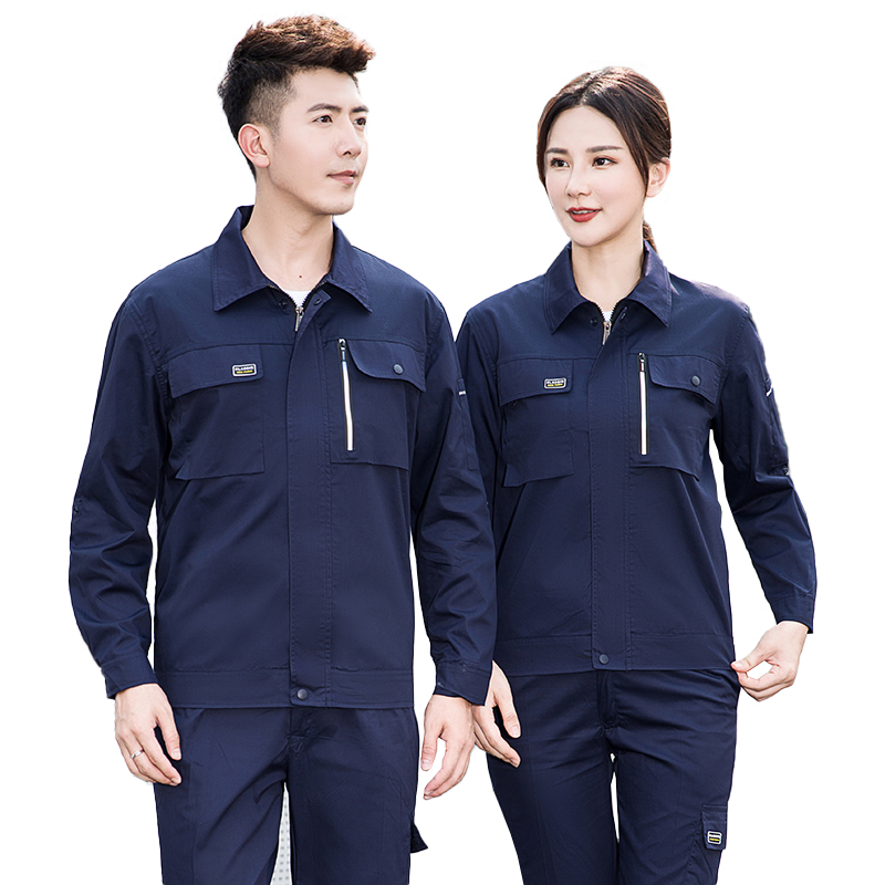 天鸣 涤棉长袖工作服 款式面料可定制 S-4XL 套高清大图