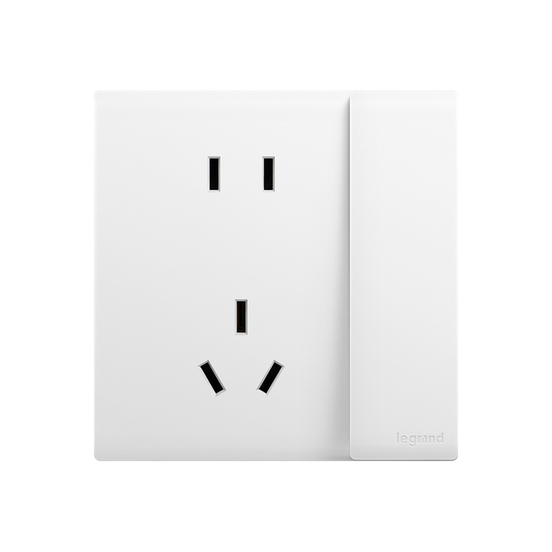 罗格朗 带开关五孔插座 暗装 F6R/15/10USL 个高清大图