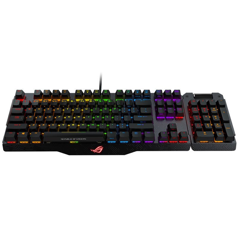 Asus/华硕ROG Claymore 玩家国度机械游戏分离式RGB电竞机械键盘 红轴