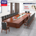 会议桌油漆大型会议室开会桌接待洽谈桌8米会议台办公家具8000*2200*760