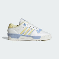 adidas originals Rivalry 防滑耐磨 低帮 板鞋 女款 白蓝黄 IG3332