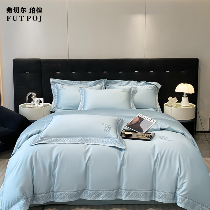 弗切尔珀榕 100支轻奢绣花款罗莎莉亚系列四件套