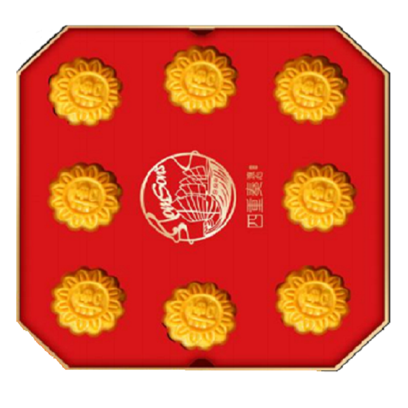 溏心四重奏流心月饼 溏心月饼礼盒 中秋月饼礼盒高清大图