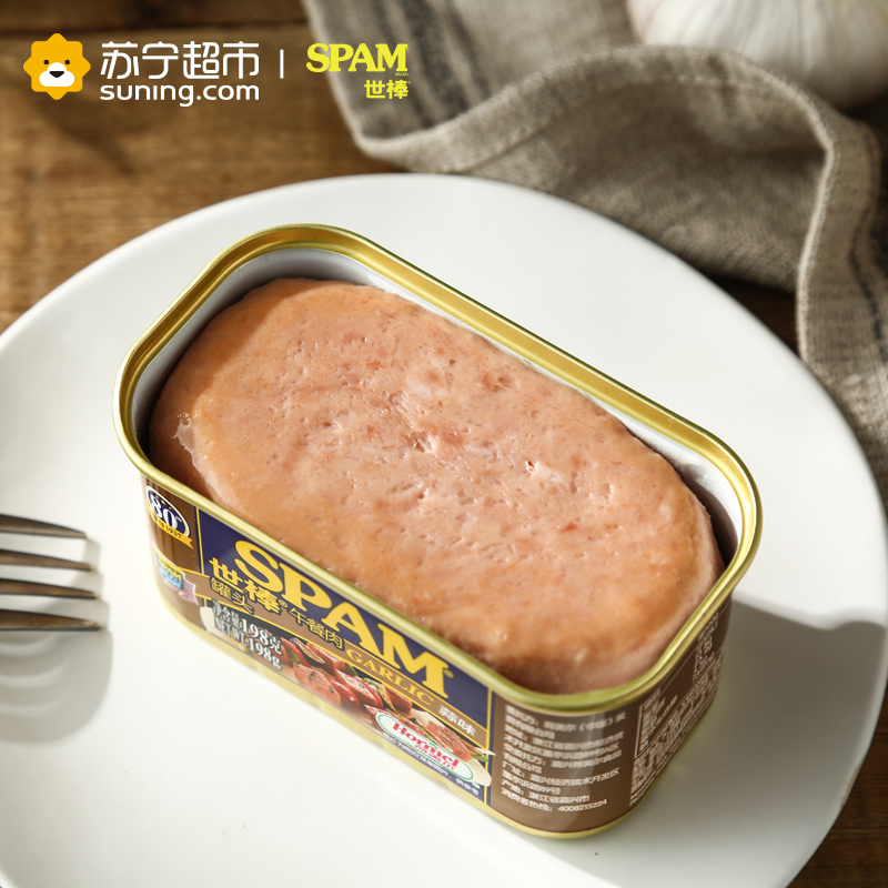 世棒午餐肉-蒜味198g