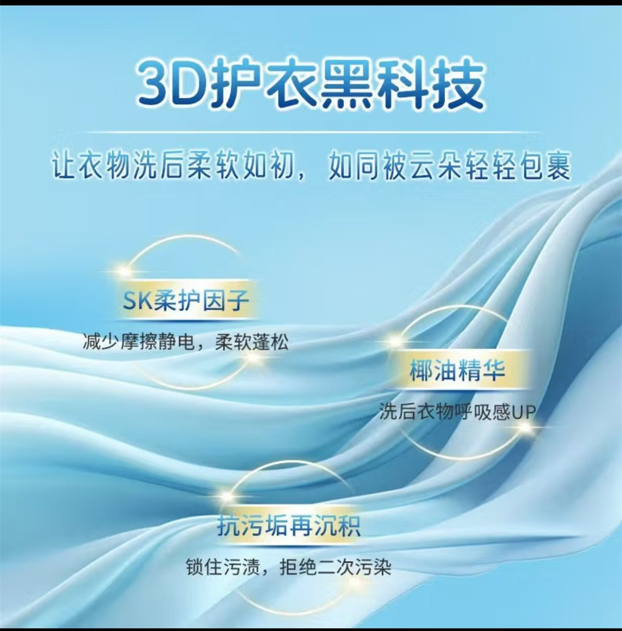 奇强(Keon)柔软皂粉1.5kg高清大图