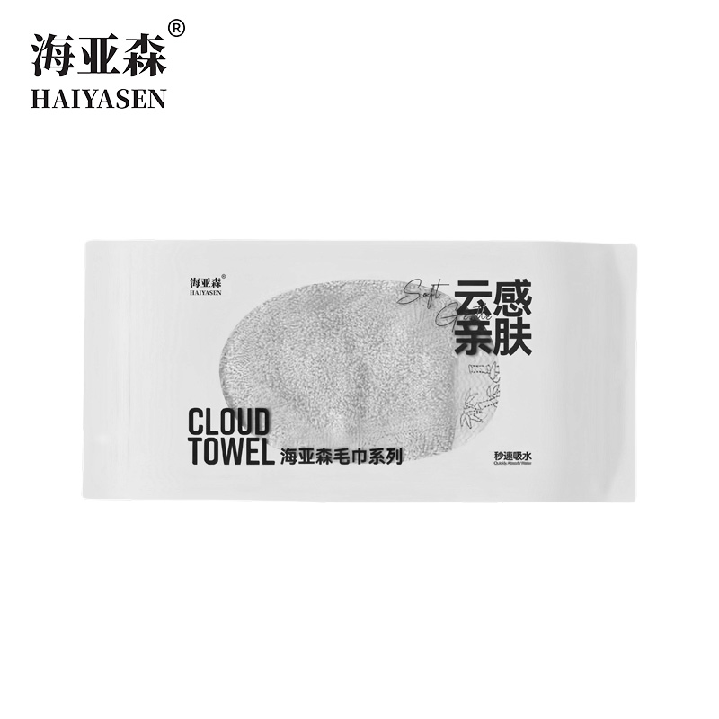 海亚森竹纤维抹布两用单条装(灰色)34*72cm 115g (计价单位:条)TK-1033高清大图