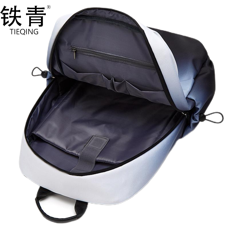 铁青 时尚休闲双肩包J97 个高清大图