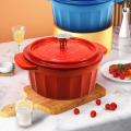 康巴赫勋爵系列珐琅铸铁汤锅-3L（红色）