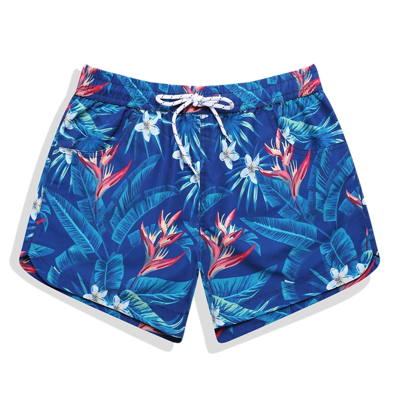 沙滩裤男速干可下水五分宽松闪电客海边夏短裤水上乐园温泉游泳裤