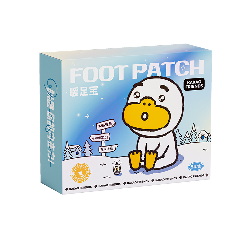 元气达人 KAKAO FRIENDS 元气暖足宝1对/袋,5袋/盒 YQ00181