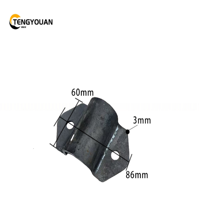 腾友安 沙管扣件86*60*3mm/个高清大图