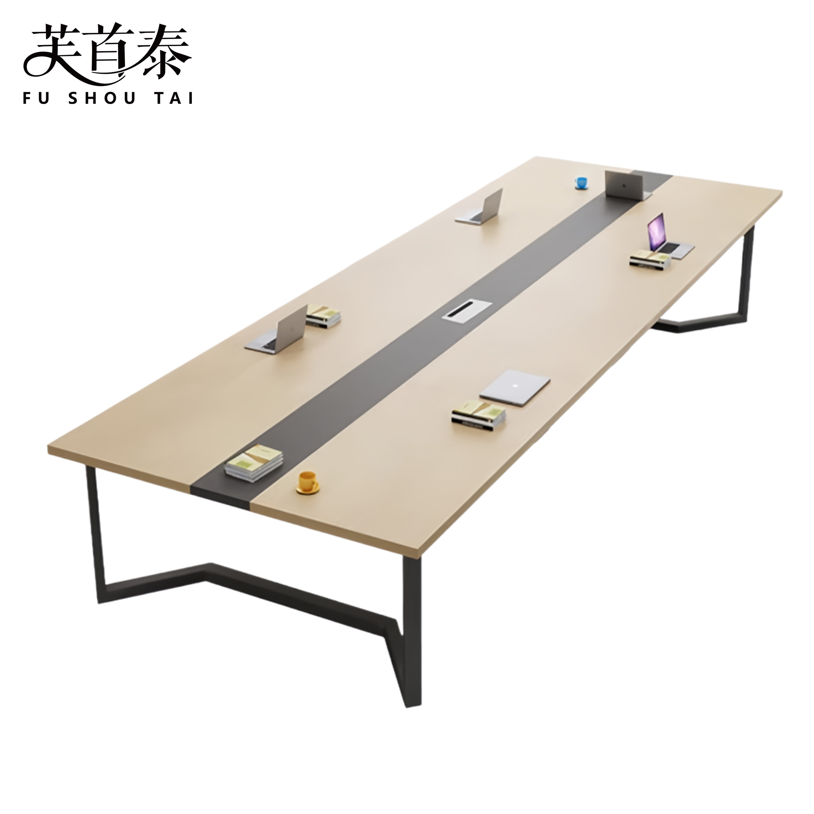 芙首泰办公会议桌1600*800*750mm张高清大图