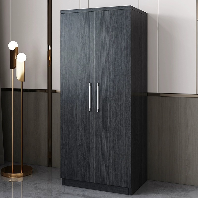 乐琪艺 木质衣柜 黑胡桃色 80*40*180cm 台高清大图