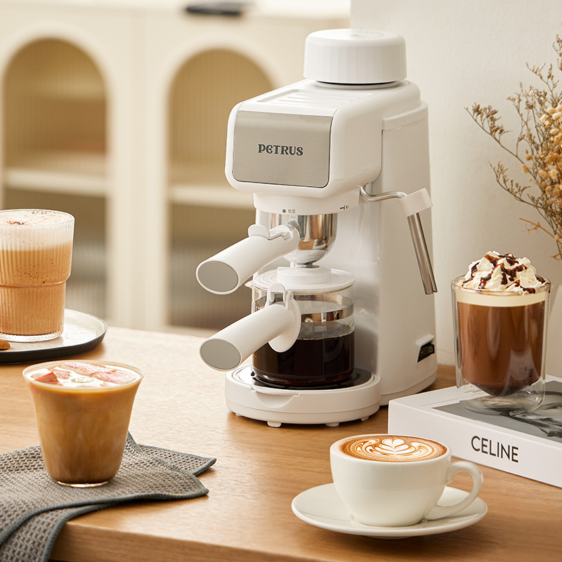 柏翠 入门级意式压力 咖啡机 PE2160WH高清大图