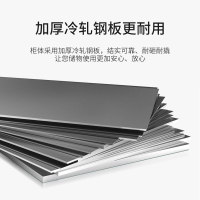 尔迈 宿舍更衣柜公寓柜储物柜带锁存包柜鞋柜职员更衣柜存放柜 纯白色六门更衣柜