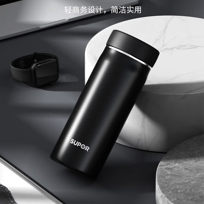 苏泊尔(SUPOR) 卓系列保温杯 450ml星河黑 KC45HP10高清大图