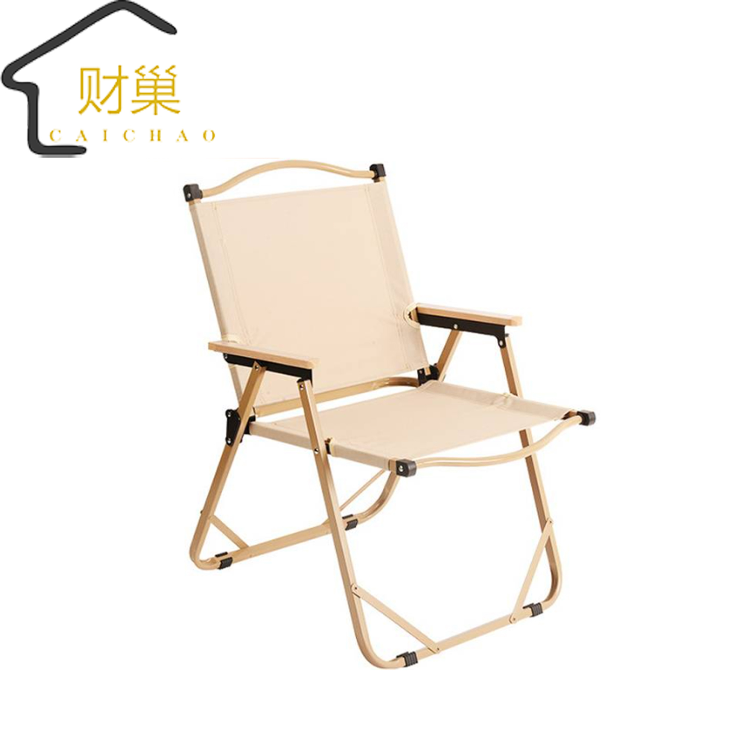 财巢 折叠椅大号 52*56*77cm /把高清大图